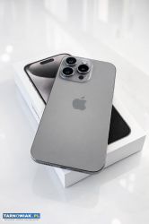 iPhone 15 Pro 256 GB, Tytan, Stan bardzo dobry - Obrazek 1