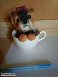 Figurka pieska w kubku - Obrazek 2