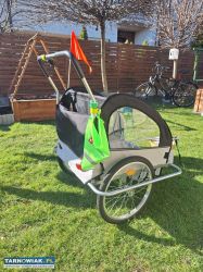 Przyczepka rowerowa dla dziecka. - Obrazek 2