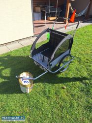 Przyczepka rowerowa dla dziecka. - Obrazek 1