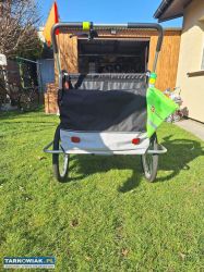 Przyczepka rowerowa dla dziecka. - Obrazek 3