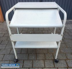 Retro biurko metalowe komputerowe IKEA - Obrazek 1