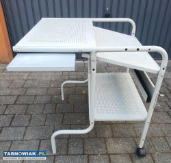 Retro biurko metalowe komputerowe IKEA - Obrazek 2