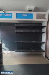 Regał gastronomiczny sklepowy zielona ściana - Obrazek 2