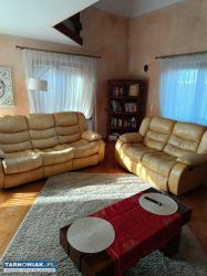 Skórzany komplet wypoczynkowy - Obrazek 1