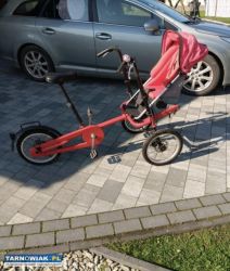 Rower riksza tandem przyczepka - Obrazek 1