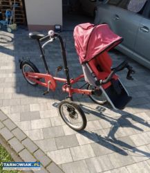 Rower riksza tandem przyczepka - Obrazek 2