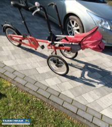 Rower riksza tandem przyczepka - Obrazek 3