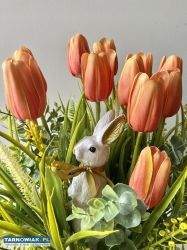 Wielkanocna kompozycja z tulipanami - Obrazek 2
