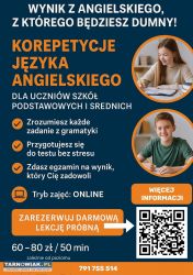 Korepetycje z języka angielskiego dla uczniów. - Obrazek 1