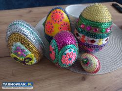 Jajka Wielkanocne ozdobne ręcznie robione! - Obrazek 4