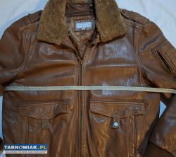 Skórzana kurtka pilotka - Obrazek 3