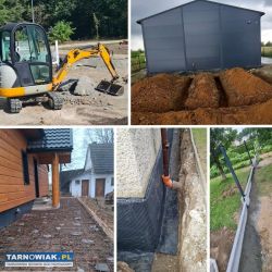 MINIKOPARKA | Prace Ziemne | Ocieplenie fundamentó - Obrazek 1