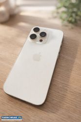 Iphone 16 pro 256 gb, biały, 100% sprawny - Obrazek 1