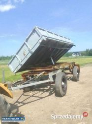 Przyczepa wywrotka d-47 po remoncie nowe blachy - Obrazek 4