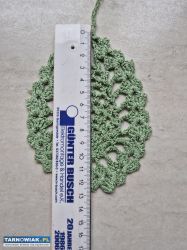 Wielkanocne, szydełkowe jajko, pisanka wys. 13cm - Obrazek 3