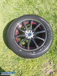 Sprzedam alufelgi z oponami zimowymi 215/55R16 - Obrazek 1