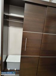 Zestaw mebli szafa komoda ciemny brąz - Obrazek 3