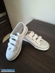 Buty komunijne,trampki skóropodobne chłopięce r.38 - Obrazek 3