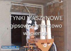 Tynki maszynowe gipsowe, cementowo-wapienne - Obrazek 1