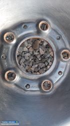 Sprzedam komplet  felg stalowych do bmw e90 - Obrazek 4