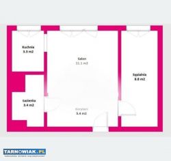 Mieszkanie 2 - pokojowe umeblowane do wejścia ! - Obrazek 1