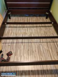 Łóżko wolnostojący "Queen" + materac - Obrazek 1