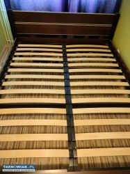 Łóżko wolnostojący "Queen" + materac - Obrazek 3