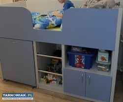 Sprzedam łóżko piętrowe z wysuwanym biurkiem - Obrazek 1