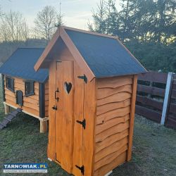 Kurnik domek dla Kurek / WC toalet/ Budy dla piesk - Obrazek 3