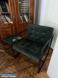 Wygodny loftowy fotel wraz ze stolikiem - Obrazek 2