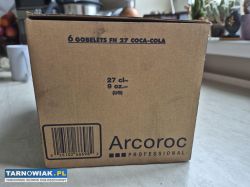 Coca Cola szklanki, szklanka Arcoroc    4 sztuki - Obrazek 3