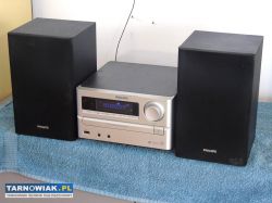 Zestaw audio Philips CD USB mp-3 kolumny. sprawna. - Obrazek 1