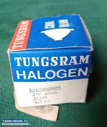 Żarówka projekcyjna Tungsram 24V 200W 52240 - Obrazek 1