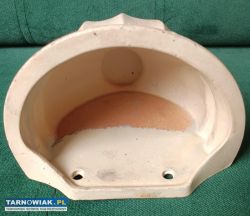 Antyczna kropielnica ścienna donica ceramiczna - Obrazek 3