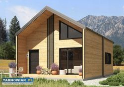 Drewniany Domek 5×8 m Całoroczny – Wytrzymała Kons - Obrazek 1