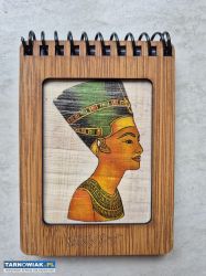 Notes z egipską królową Nefretete 12,5 x 8,5cm - Obrazek 1