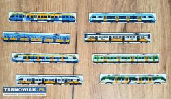 Magnesy zestaw IX “EZT Regionalne” na lodówkę 8 sz - Obrazek 2