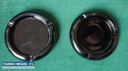 Szklana czarna popielnica na trzy papierosy - Obrazek 2