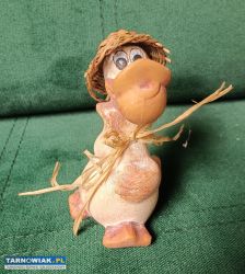 Stara figurka kaczki kamionka - Obrazek 1