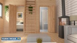 Drewniany Domek 4,8×7,2 m – Letniskowy Całoroczny, - Obrazek 4