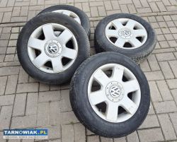 Felgi aluminiowe z oponami do samochodów grupy VW - Obrazek 1