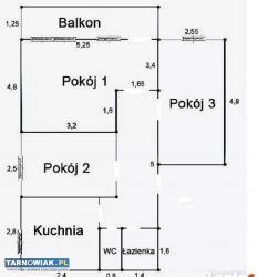 Mieszkanie 3 pokojowe na sprzecaż - Obrazek 4