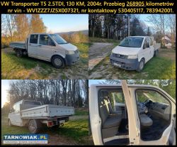 Vw transporter t5 2.5tdi, 130km, 2004r. (268905km) - Obrazek 1