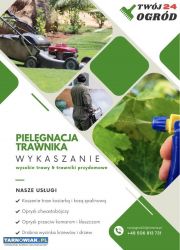 Koszenie trawy, kosa i kosiarką - Obrazek 1