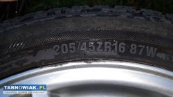 Felgi aluminiowe 205/45zr16 87w seat ibiza - Obrazek 3
