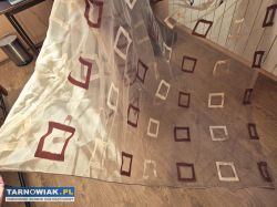 Firanka gotowa z ołowianką stan bardzo dobry - Obrazek 1