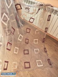 Firanka gotowa z ołowianką stan bardzo dobry - Obrazek 3