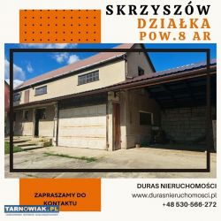 Skrzyszów 8 ar działka - Obrazek 1