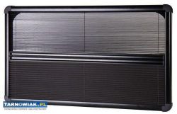 Roleta Carbest z moskitierą RW Van czarna 500x500 - Obrazek 1